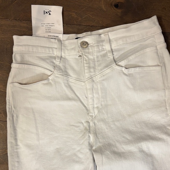 3x1 Women's White Ankle Jeans - Picture 2 of 7